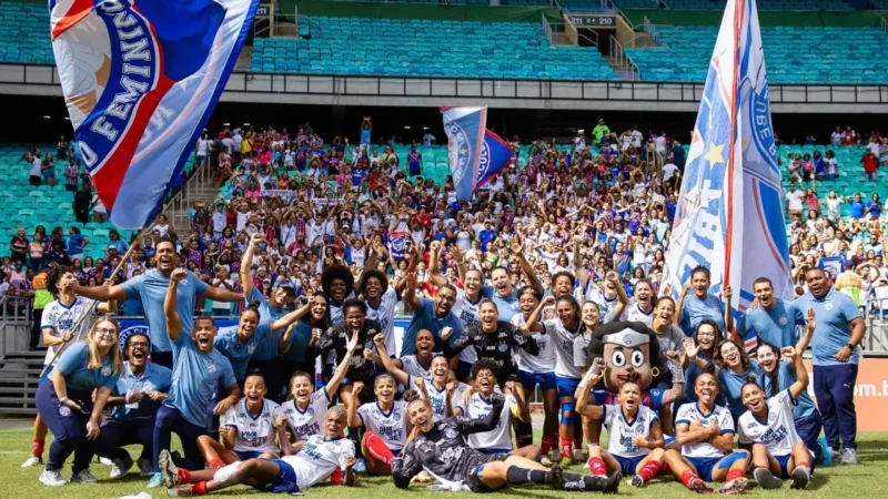 Bahia ostenta 3ª melhor média de público do Brasileirão Feminino