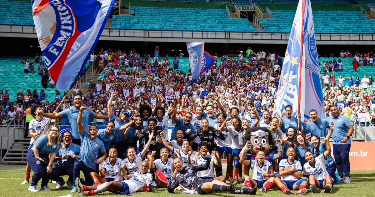 Bahia ostenta 3ª melhor média de público do Brasileirão Feminino