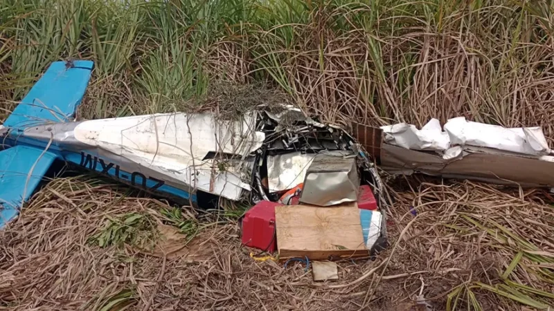 Avião monomotor transportando 180 quilos de drogas cai em Coruripe