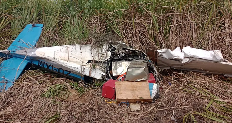 Avião monomotor transportando 180 quilos de drogas cai em Coruripe