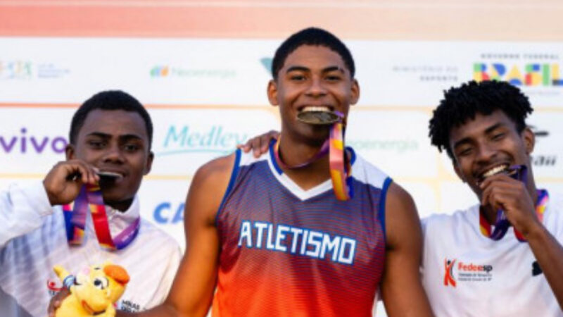 Estudantes da rede pública conquistam duas medalhas no atletismo nos Jogos da Juventude