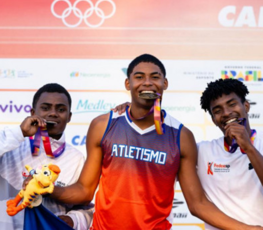 Estudantes da rede pública conquistam duas medalhas no atletismo nos Jogos da Juventude