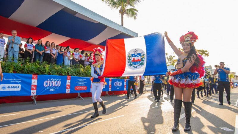 Desfile Cívico Estudantil celebra 208 anos de Alagoas e homenageia Nise da Silveira nesta terça-feira
