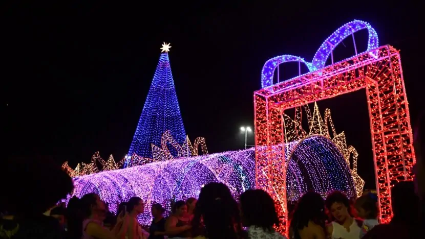 Zona Norte de Natal ganha Polo Natalino com árvore de 30 metros