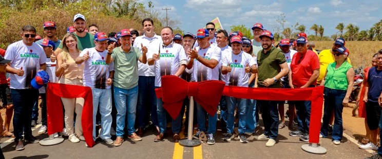 Governador Carlos Brandão entrega estrada de Santana em São João Batista