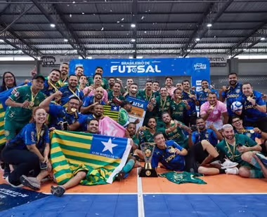 Atlético-PI faz história e conquista o Brasileiro de Futsal pela 1ª vez
