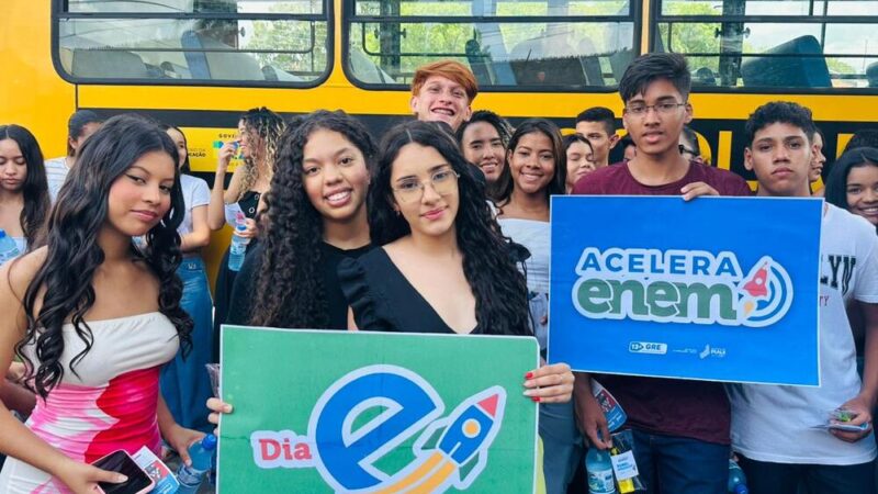 Seduc reforça apoio aos estudantes da rede estadual no segundo dia de provas do Enem neste domingo (16)