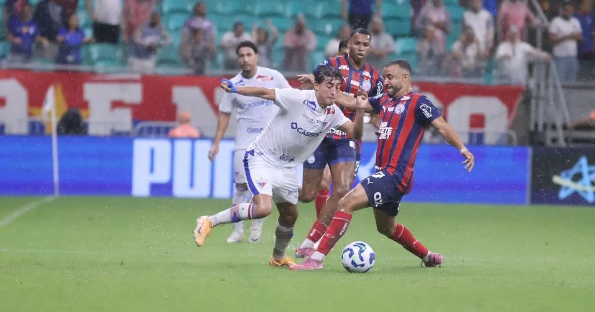 Bahia é superado pelo Fortaleza e perde nova sequência invicta na Fonte Nova pelo Brasileirão