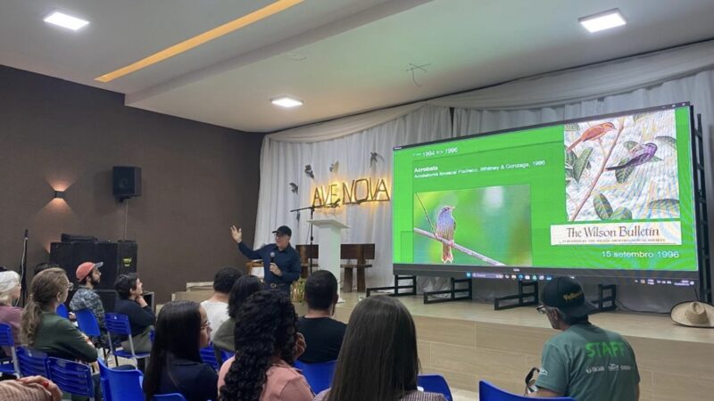 Encontro sobre turismo de observação de aves em Boa Nova atrai participantes estrangeiros