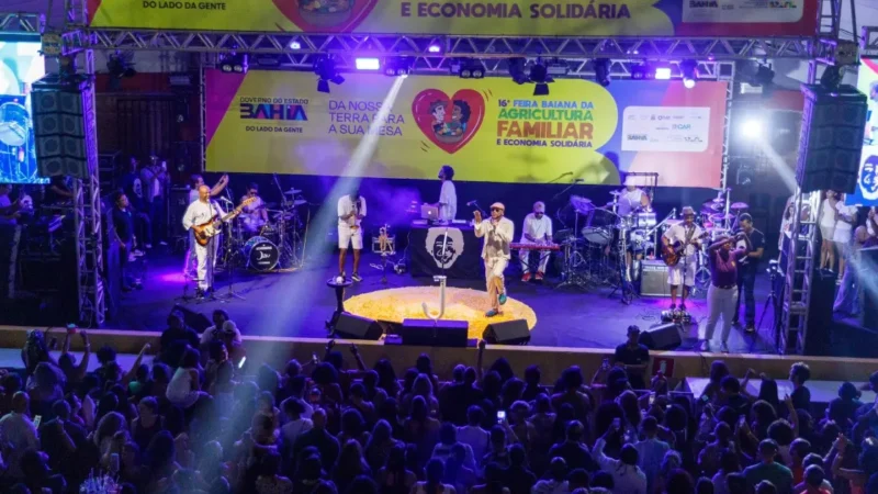 16ª Feira Baiana da Agricultura Familiar é aberta com gastronomia, música e mais de seis mil produtos
