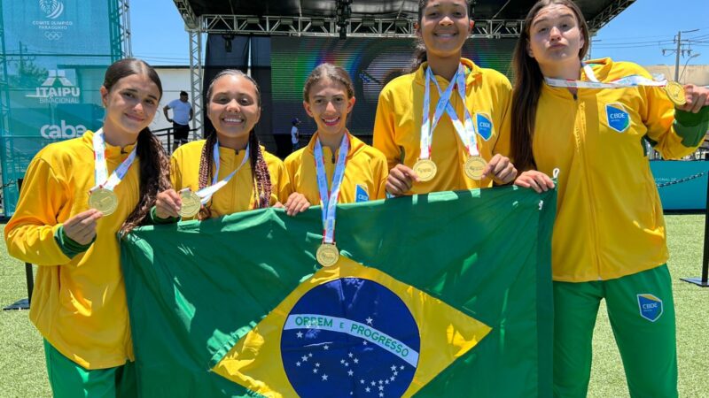 Piauiense Yasmin Cruz conquista mais um ouro no Sul-Americano Escolar