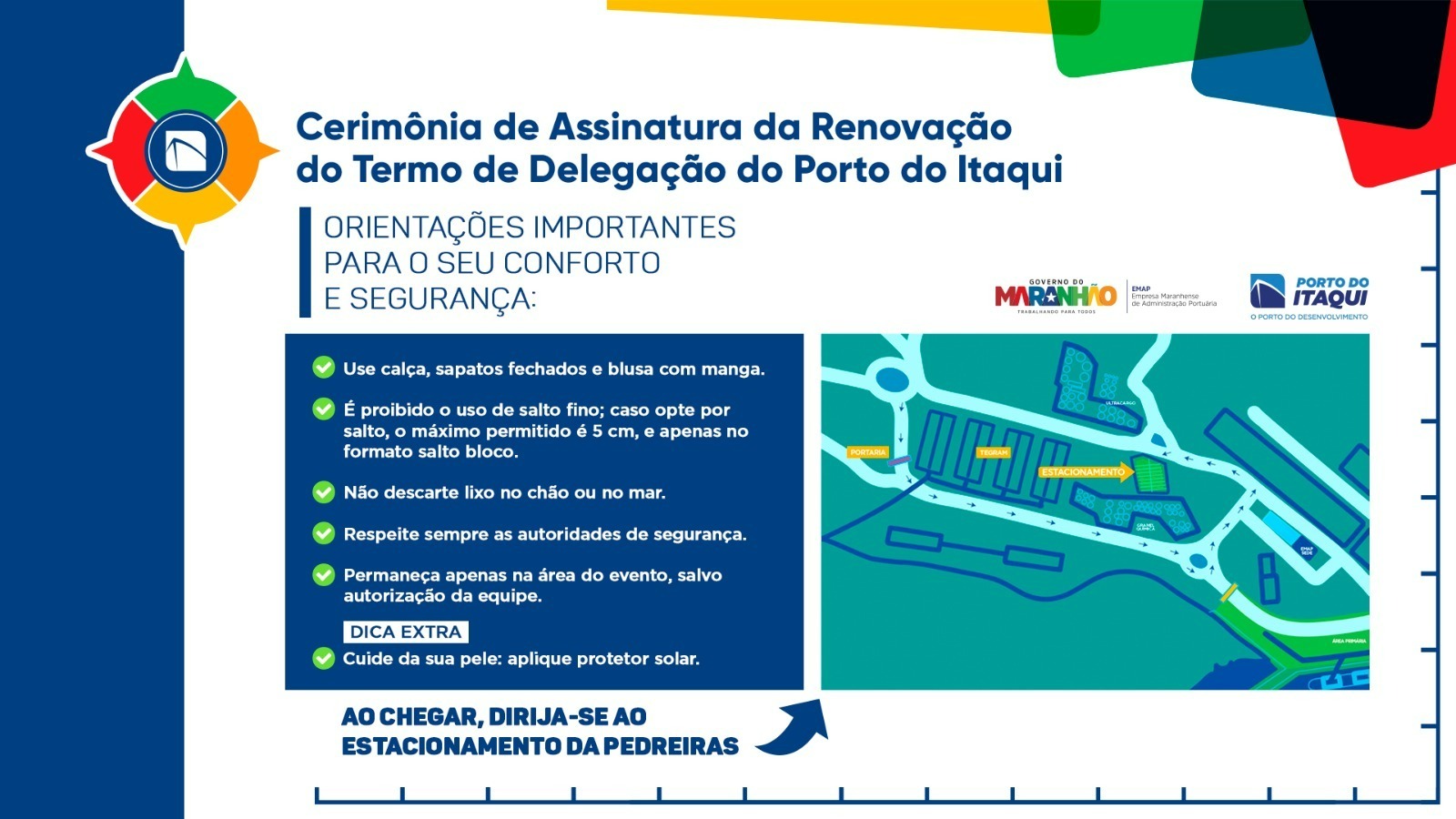Governo Federal e Governo do Maranhão realizam cerimônia de renovação do contrato de gestão do Porto do Itaqui