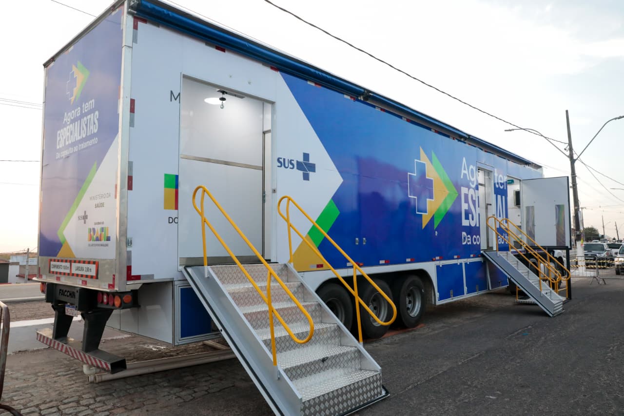 Santa Cruz recebe unidade móvel de oftalmologia para atender 21 municípios do RN
