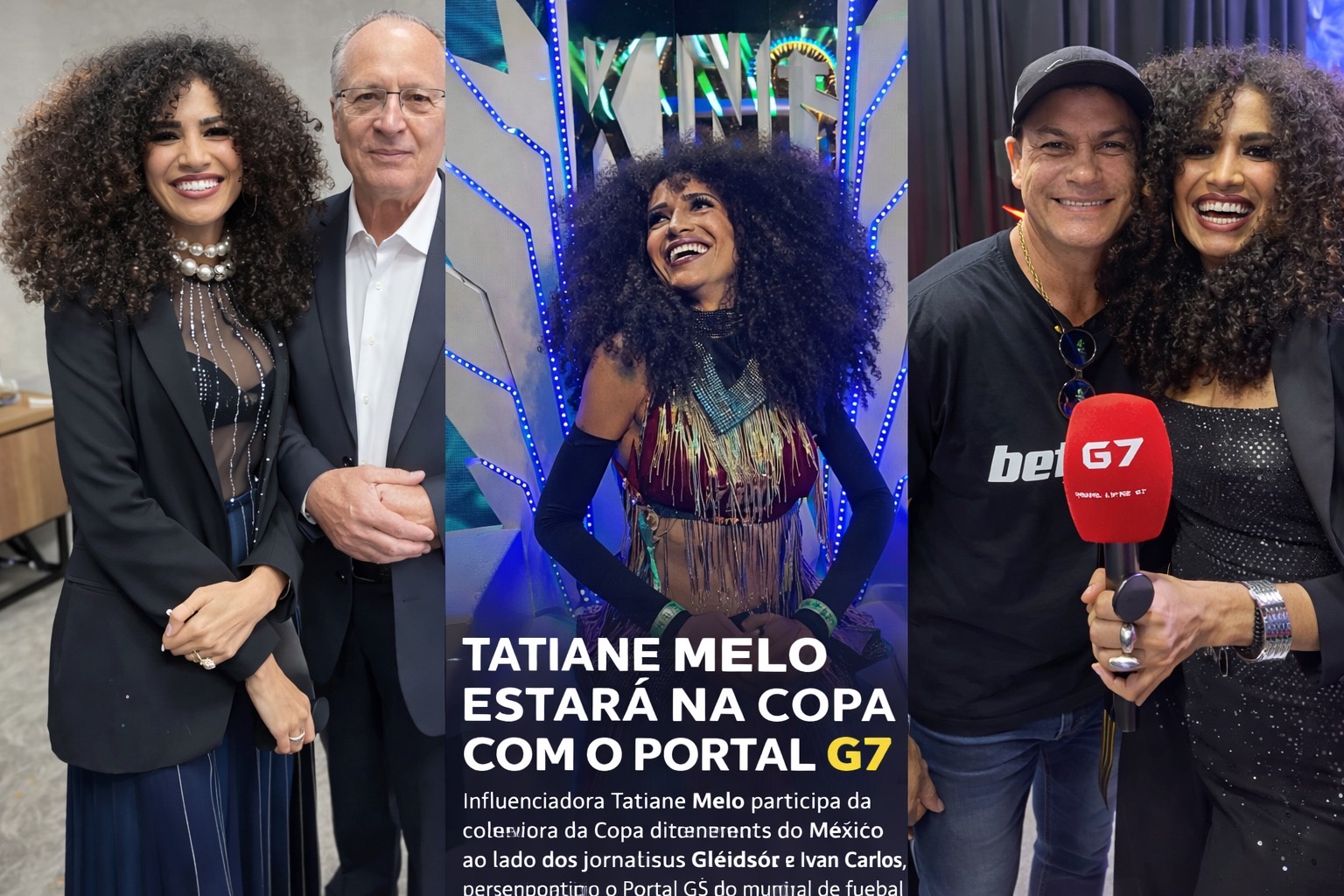 Influencer Tatiane Melo amplia projeção nacional e internacional a cobrir a Copa do Mundo diretamente do México
