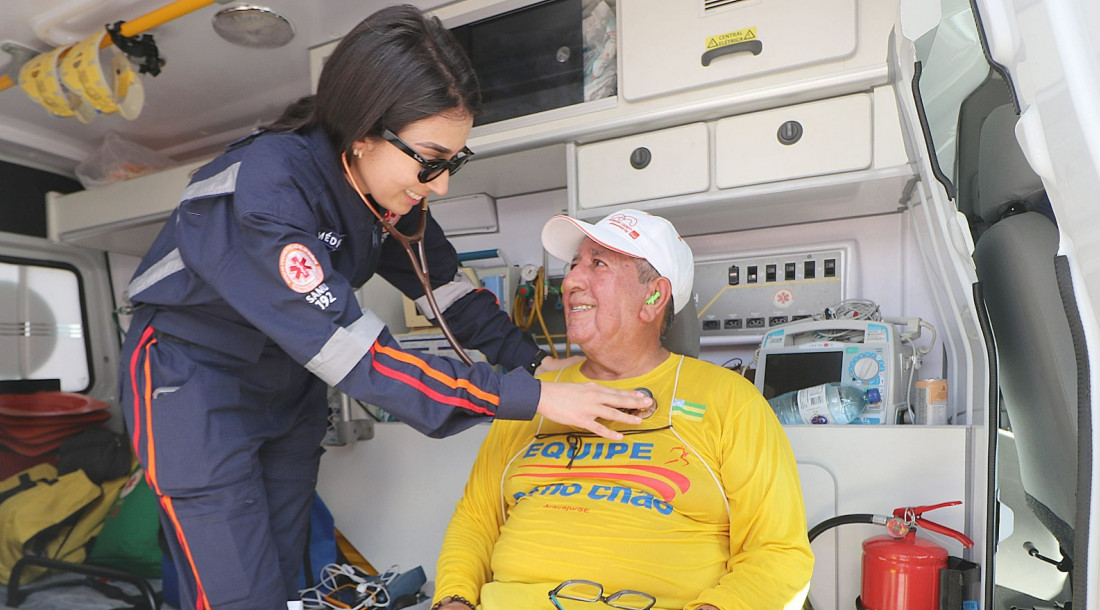 Samu 192 Sergipe garante assistência durante a apresentação da Esquadrilha da Fumaça no aniversário de Aracaju