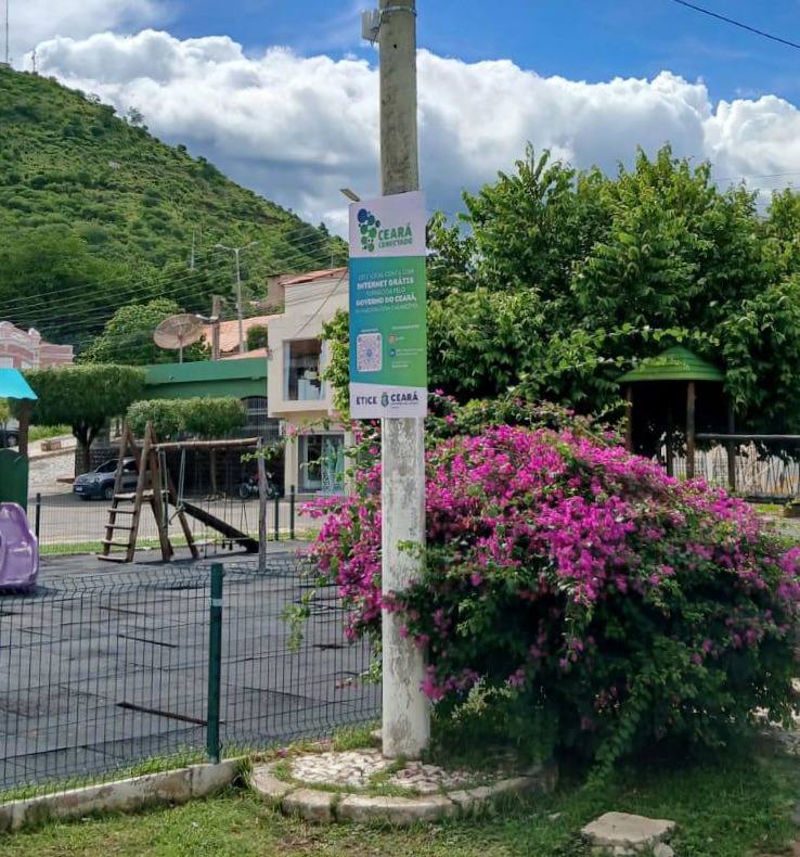 Etice inaugura ponto de Wi-Fi gratuito no município de Orós