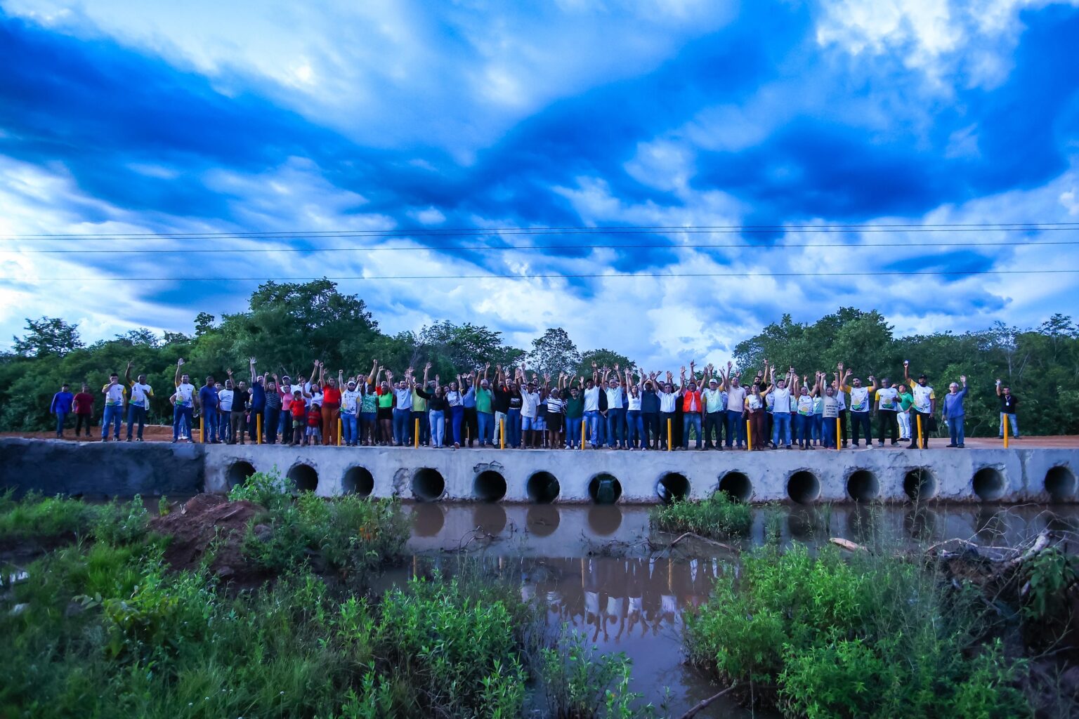 Com investimento de mais de R$ 600 mil, SAF inaugura passagem molhada em comunidade quilombola de Oeiras