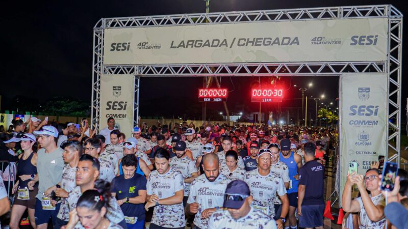 Esporte e tradição: PM-AL celebra 40ª Meia Maratona Tiradentes com mais de 3.500 participantes 