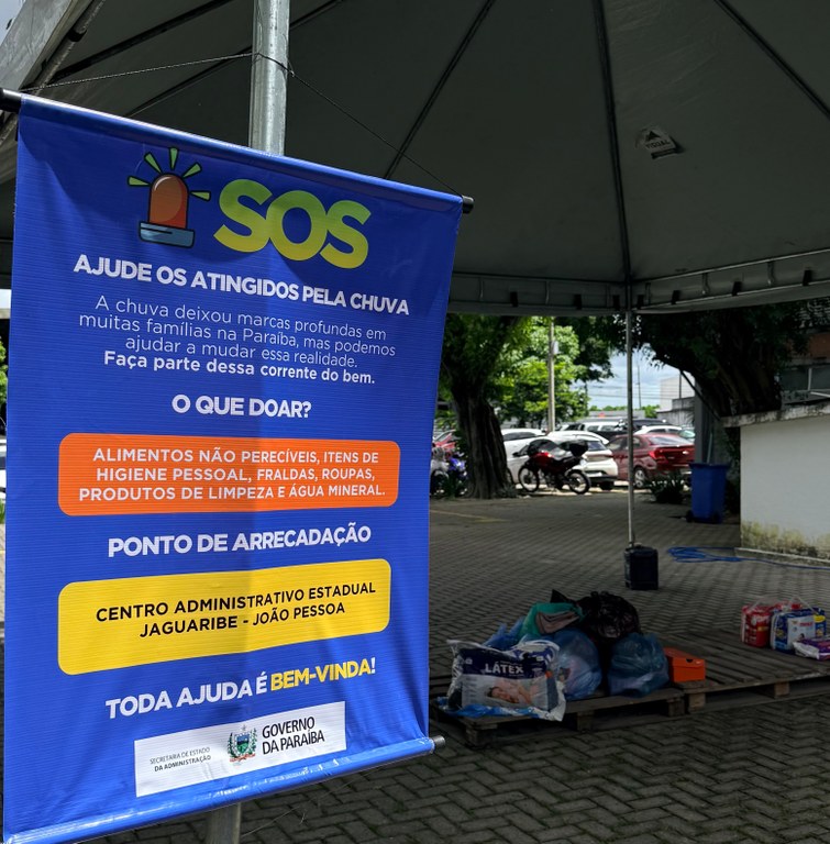 Sead lança campanha de solidariedade para apoiar famílias atingidas pelas chuvas na Paraíba