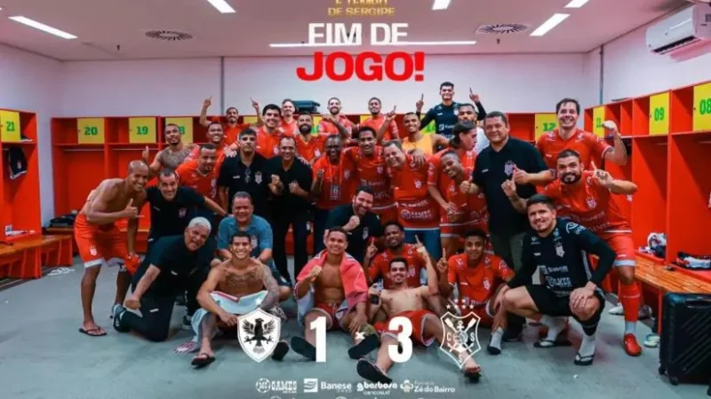 Sergipe vence Retrô fora de casa e assume liderança do Grupo A9 da Série D