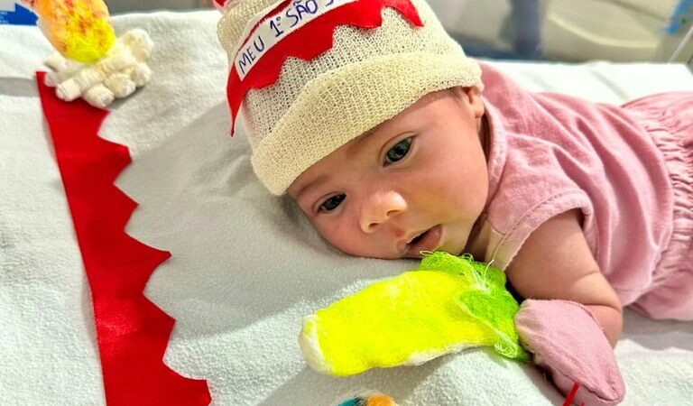 Em clima de São João, Hospital Regional de Guarabira realiza ação temática com bebês e fortalece assistência humanizada