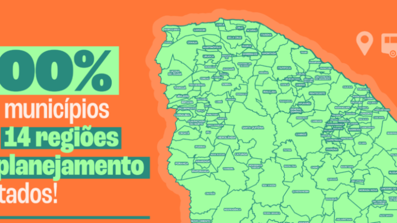 Caravana Ceará Um Só alcança a marca de 100% dos municípios visitados presencialmente