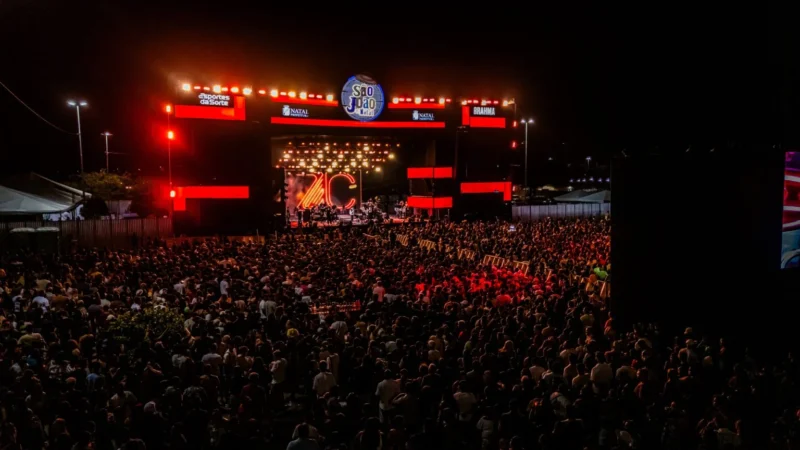 São João de Natal encerra programação de shows e público supera 945 mil pessoas nos dois polos