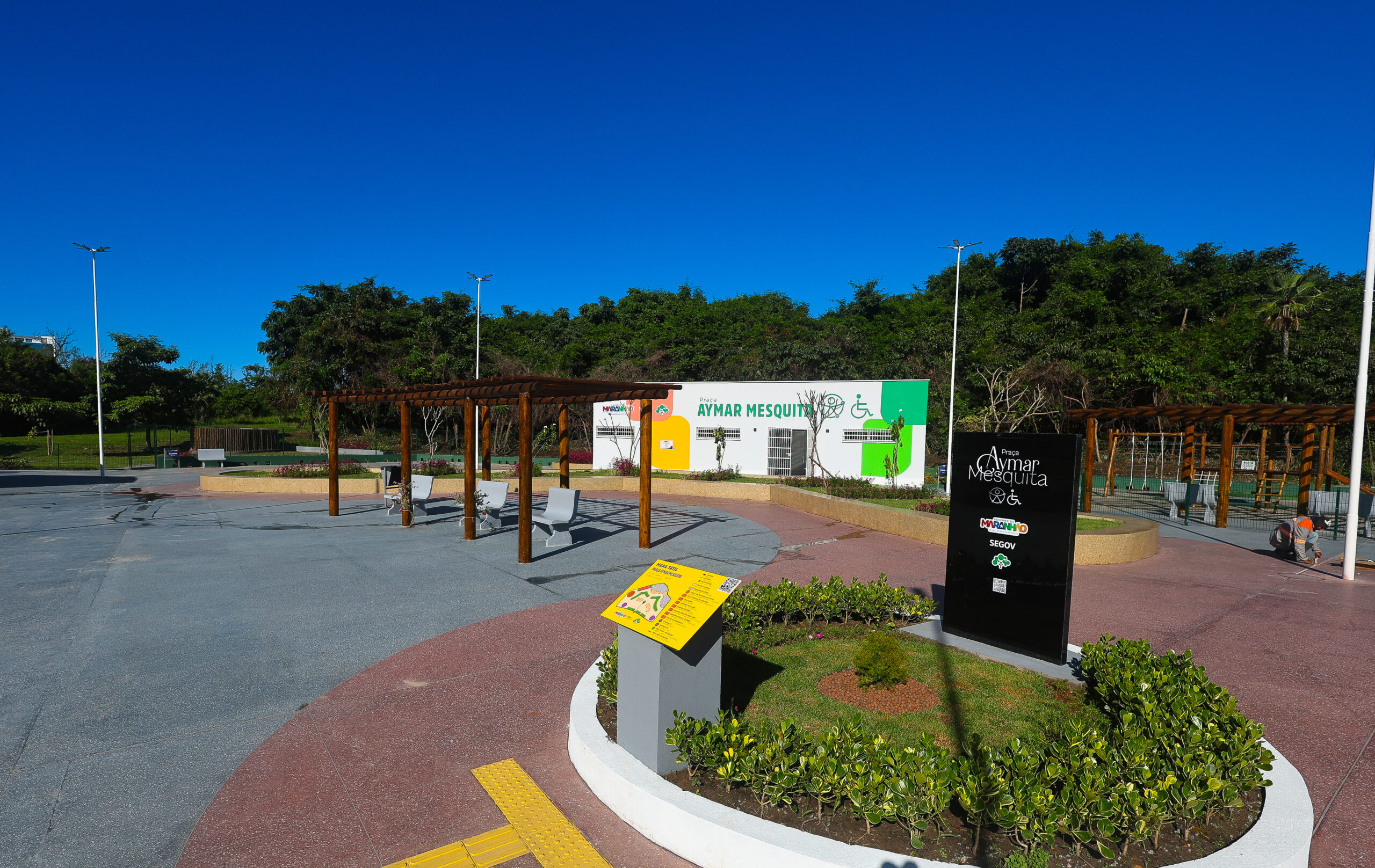 Governo do Maranhão inaugura Praça Aymar Mesquita, espaço totalmente adaptado para crianças com deficiência, no Parque Estadual da Lagoa da Jansen