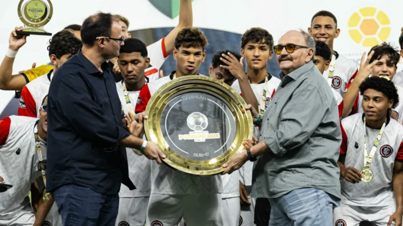 Santa Cruz de Natal vence QFC nos pênaltis e é campeão potiguar Sub-17 em 2026