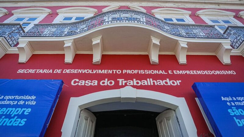 Casas do Trabalhador e Agências do Trabalho ofertam 1.392 vagas de emprego nesta segunda (13)