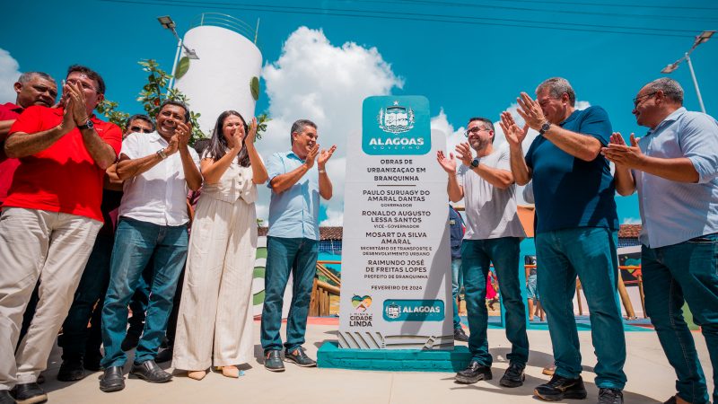 Paulo Dantas entrega primeira etapa do Minha Cidade Linda em Branquinha