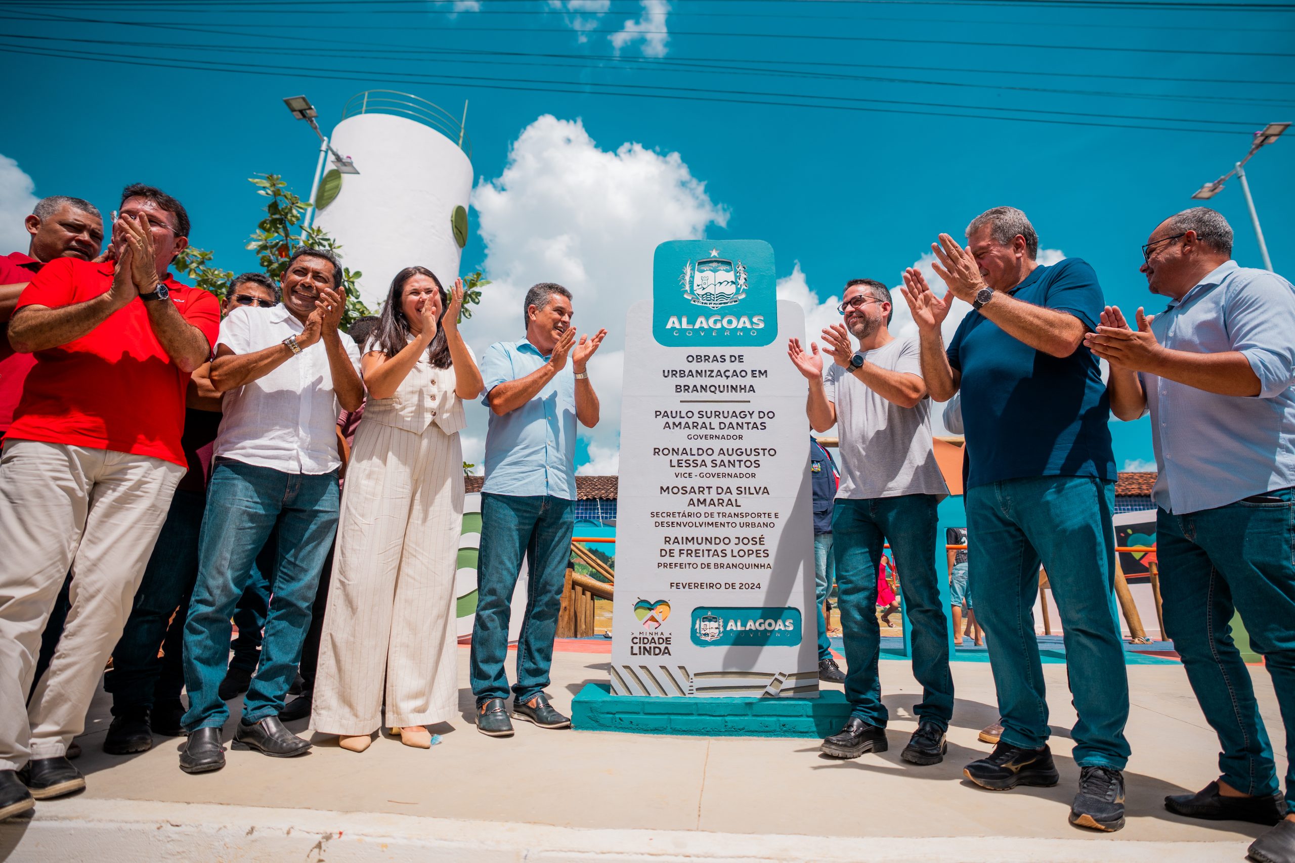 Paulo Dantas entrega primeira etapa do Minha Cidade Linda em Branquinha