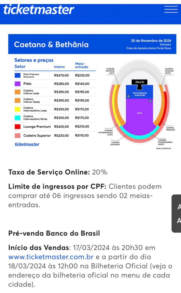 Caetano Veloso e Maria Bethânia anunciam valores dos ingressos da turnê; confira