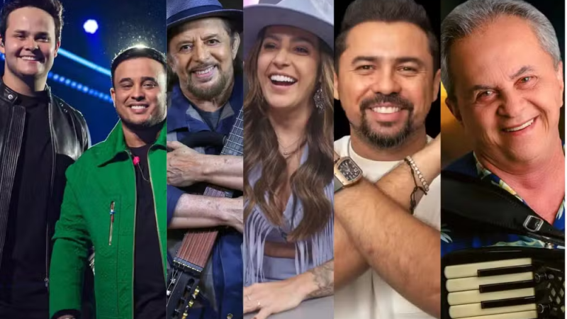 São João em Amargosa terá Matheus e Kauan, Geraldo Azevedo, Lauana Prado, Xand Avião, Flávio José e outros; confira