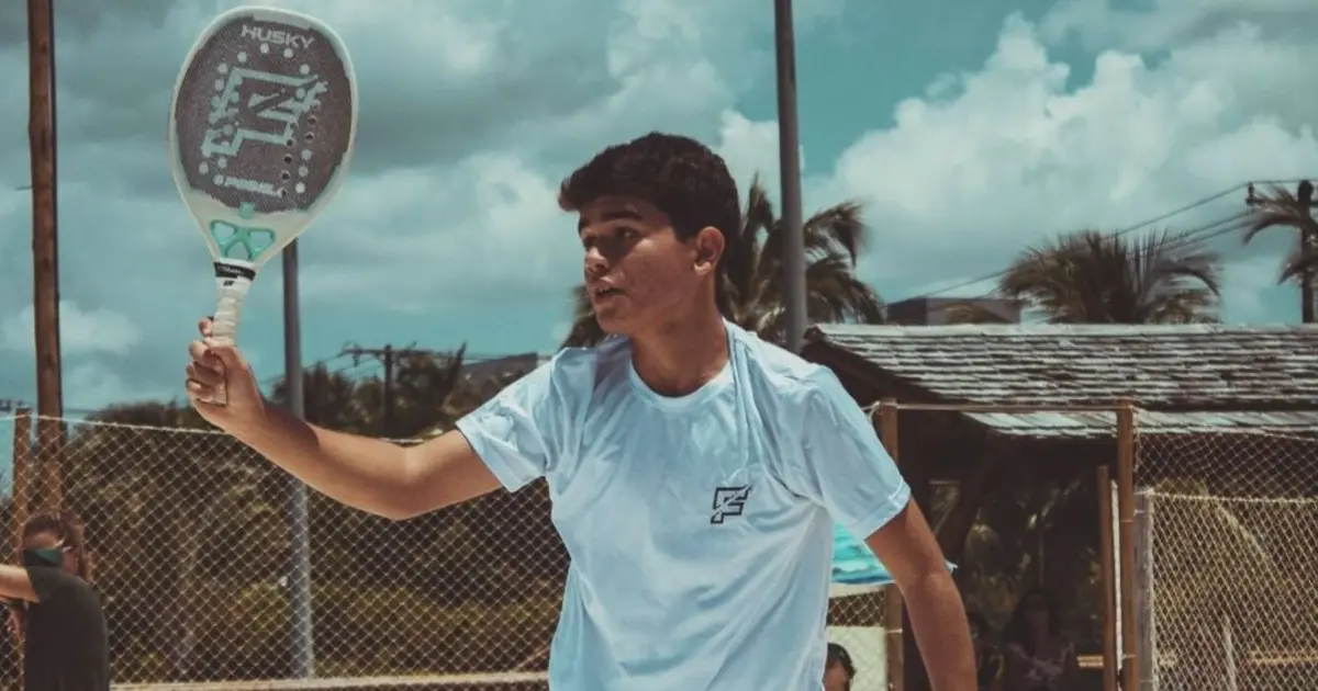 Jovem atleta é o baiano mais novo a garantir o título Internacional de Beach Tennis