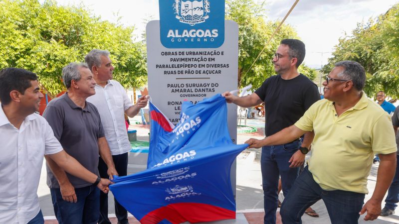 Paulo Dantas inaugura obras e assina ordem de serviço para fortalecer o turismo em Pão de Açúcar