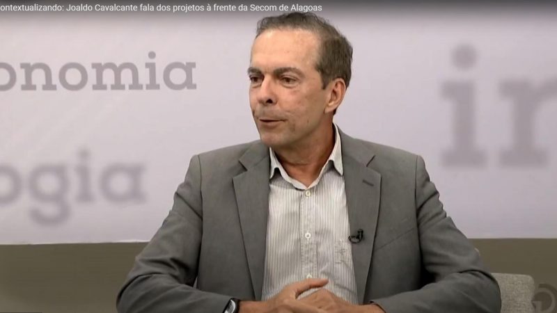 Secretário Joaldo Cavalcante concede entrevista e destaca projetos da Secom e ações do Governo de Alagoas