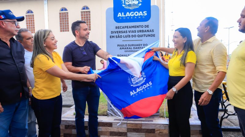 Governador Paulo Dantas inaugura obra do Pró-Estrada em São Luís do Quitunde