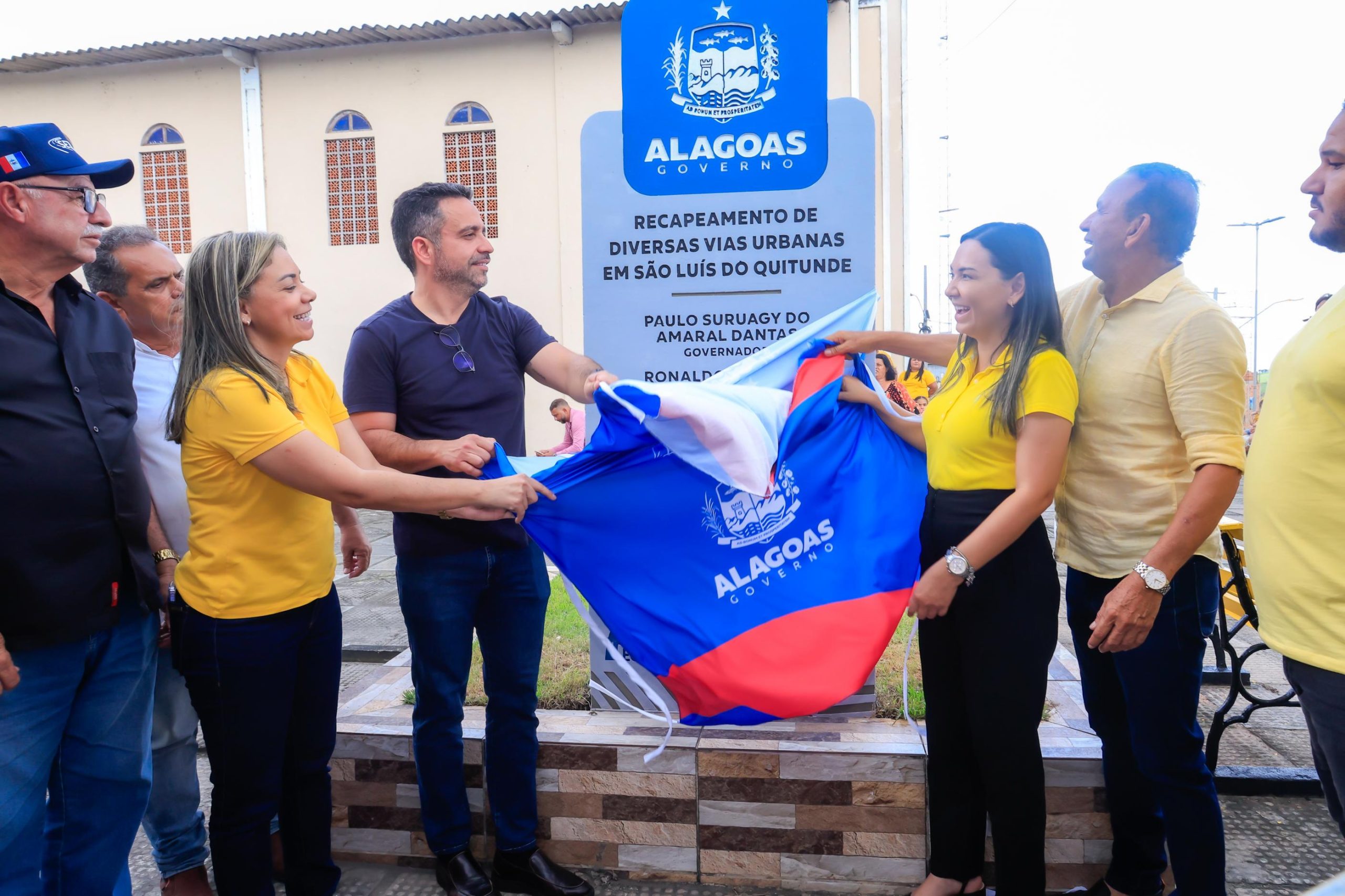 Governador Paulo Dantas inaugura obra do Pró-Estrada em São Luís do Quitunde