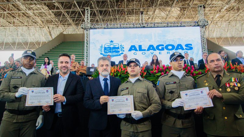 Segurança em Alagoas é reforçada com a formatura de 923 policiais militares