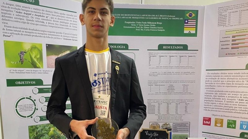 Jovem pesquisador maranhense representará o Brasil na maior feira de ciências do mundo