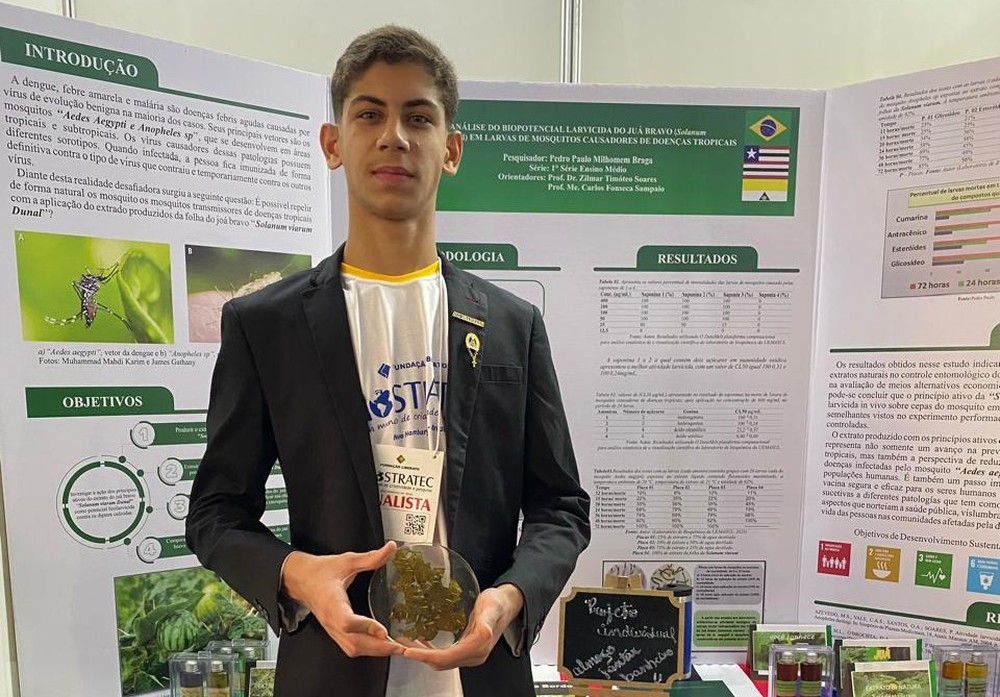 Jovem pesquisador maranhense representará o Brasil na maior feira de ciências do mundo