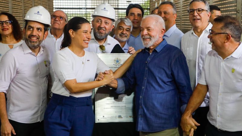 ESTAÇÃO ELEVATÓRIA DA ADUTORA DO AGRESTE É INAUGURADA PELA GOVERNADORA RAQUEL LYRA E PELO PRESIDENTE LULA, BENEFICIANDO 615 MIL PESSOAS