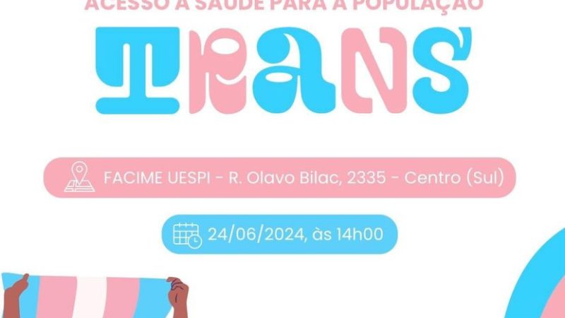 Sesapi promove roda de conversa sobre acesso à saúde para população trans na segunda (24)