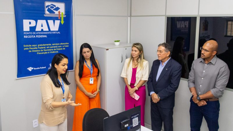 Seprev inaugura Ponto de Atendimento Virtual da Receita Federal na Casa de Direitos de Maceió