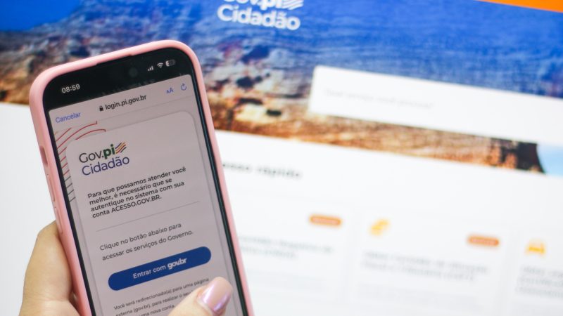 Plataforma Gov.pi Cidadão melhora sistema de login para usuários
