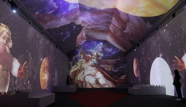 Exposição imersiva “Michelangelo: O Mestre da Capela Sistina” chega ao Recife