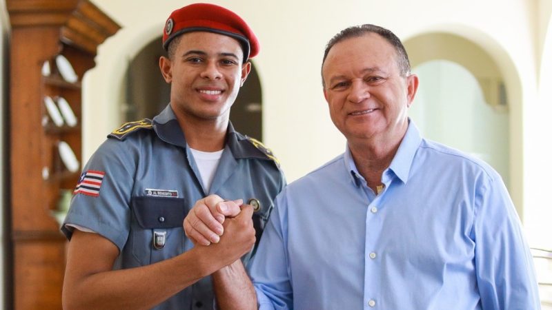 Brandão recebe Benedito Moreno, estudante que conquistou prêmio de redação pela Universidade de Oxford