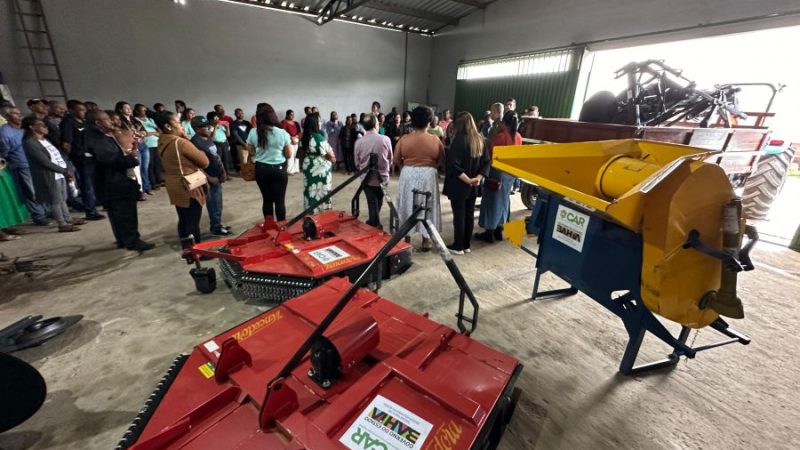 Entregas em Governador Mangabeira qualificam a produção da agricultura familiar no Recôncavo