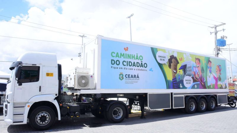 Caminhão do Cidadão estará presente em cinco municípios nesta semana